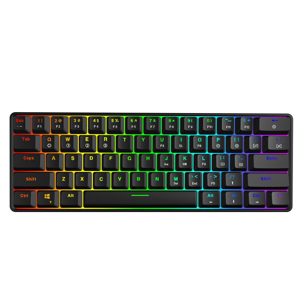 Gaming Keyboard Mini - SKYLOONG GK61 Mini Portable 60% Gamer