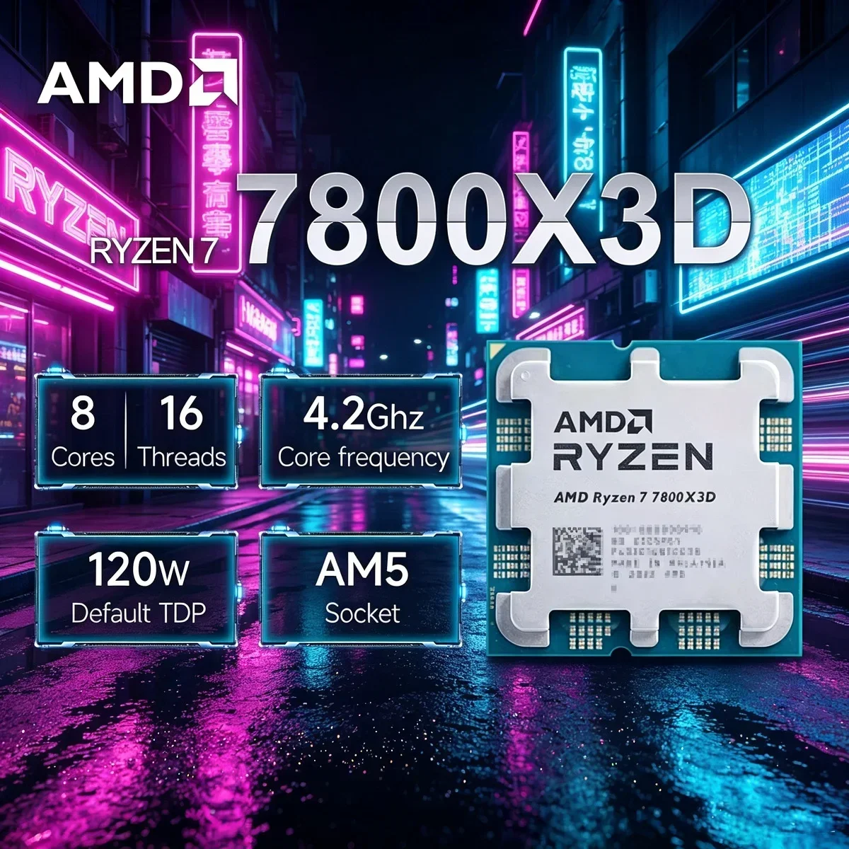 AMD Ryzen 7 7800X3D Gaming CPU - Amd Cpu Ryzen 7 评论和价格
