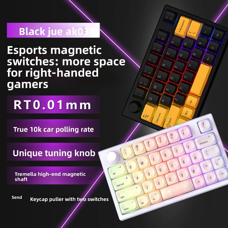 Ajazz for AK039 Magnetic Switc - Gaming Keyboard Mini 评论和价格