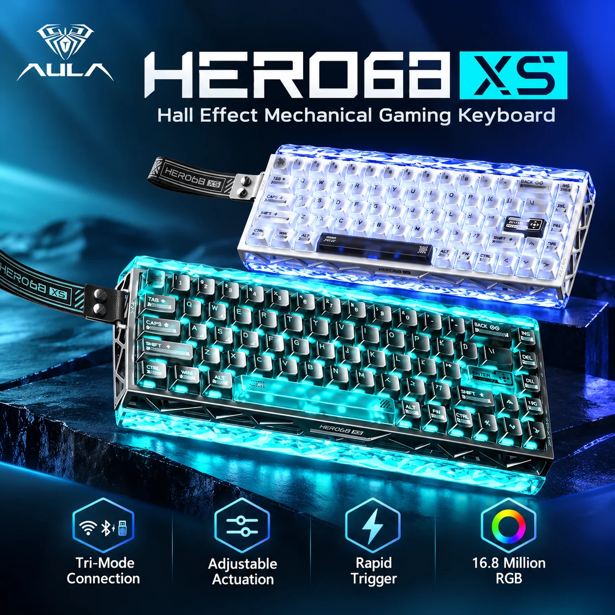 AULA Hero68 XS Hall Effect Gam - Gaming Keyboard Nearby 评论和价格