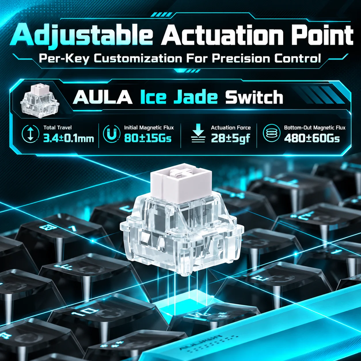 AULA Hero68 XS Hall Effect Gam - Gaming Keyboard Nearby 评论和价格