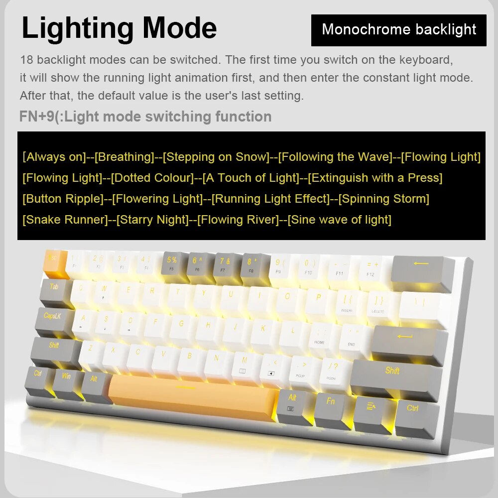 E-YOOSO Z11 USB Mechanical Gam - Gaming Keyboard Mini 评论和价格