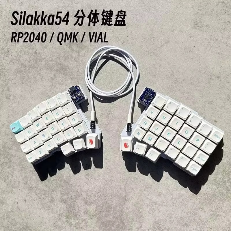 Silakka54 Ergonomic Split Mech - Gaming Keyboard Mini 评论和价格