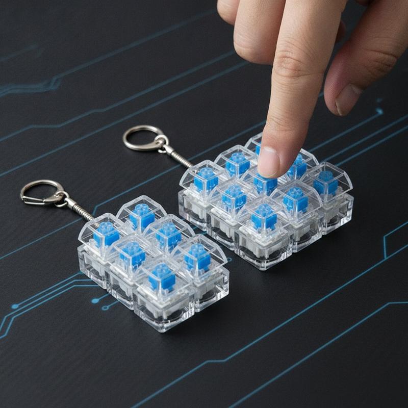 50PCS MX Style Blue Clicky Mec - Keyboard Gaming Blue Switch 评论和价格