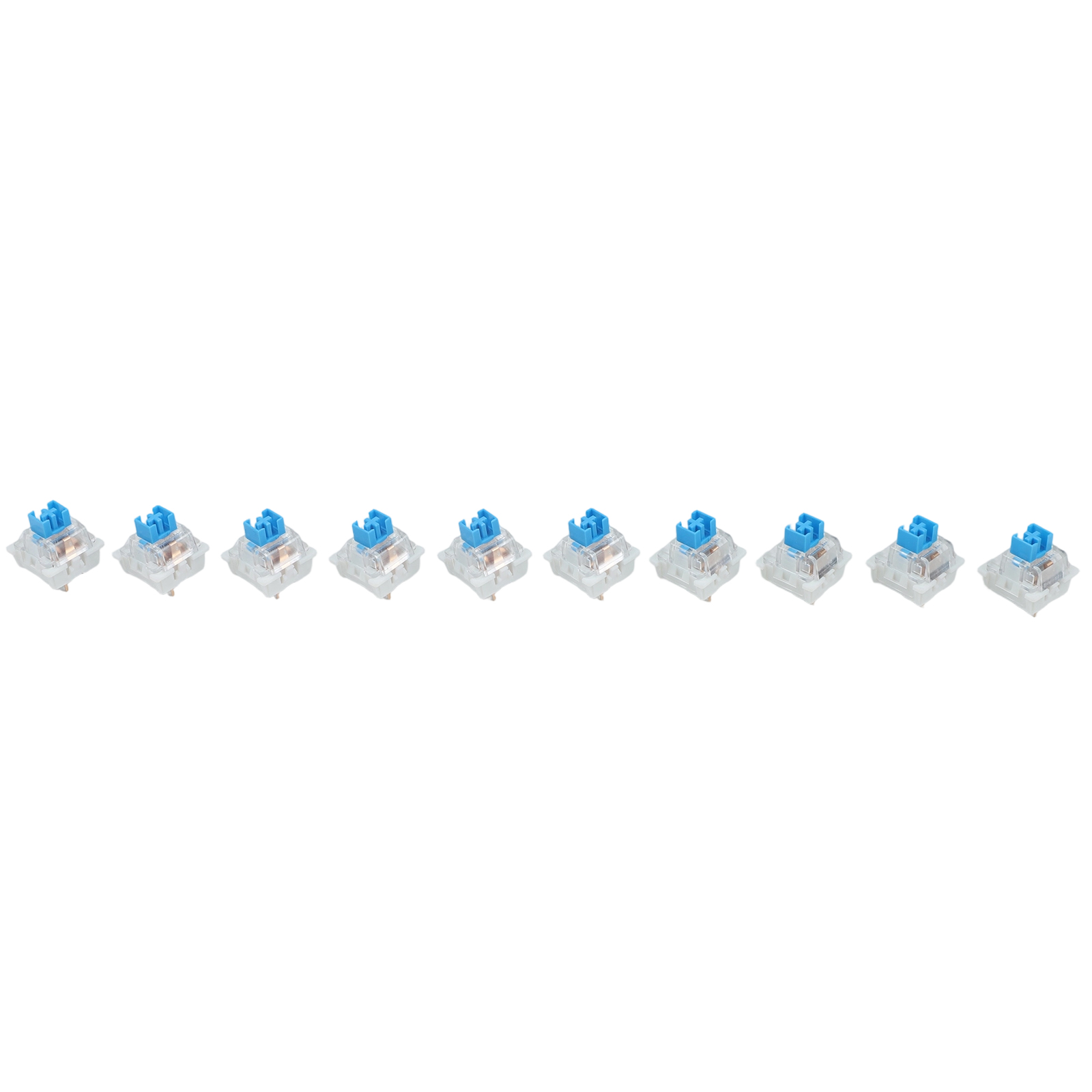 45 62 70 PCS 3-Pin Tactile Mec - Keyboard Gaming Blue Switch 评论和价格