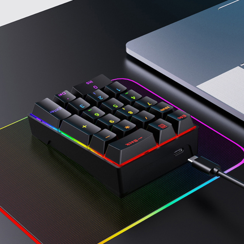 K20 Mini Portable Mechanical N - Keyboard Gaming Blue Switch 评论和价格