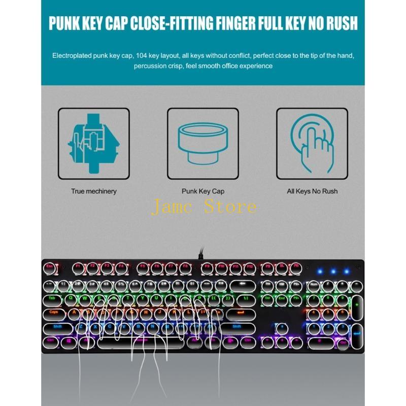 LX0B Mechanical Gaming Keyboar - Keyboard Gaming Blue Switch 评论和价格