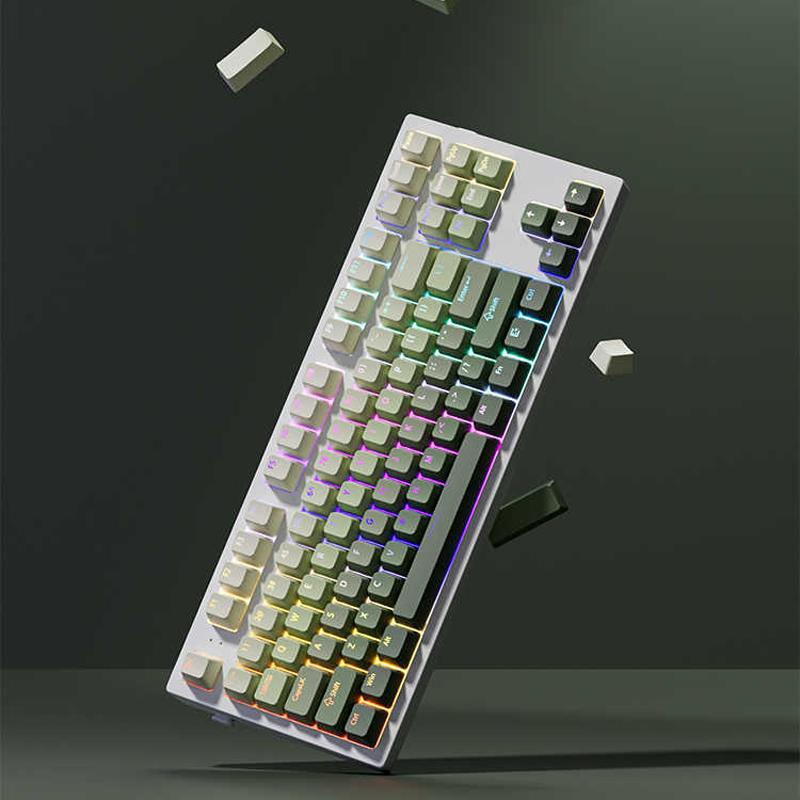 Green Grape Double Shot PBT Ke - Gaming Keyboard No Rgb 评论和价格
