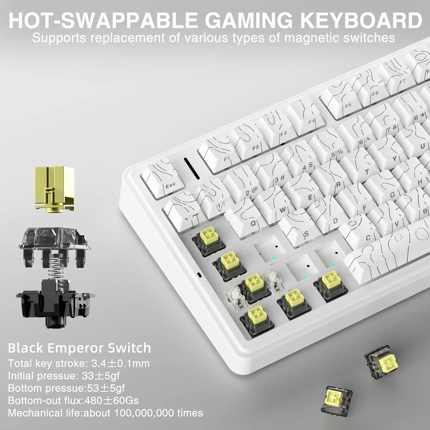 AULA F75 HE Magnetic Keyboard  - Gaming Keyboard Nearby 评论和价格